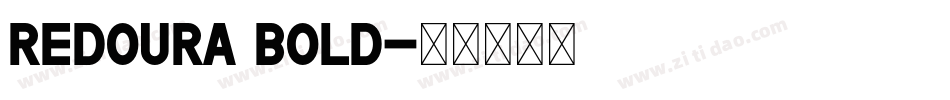 Redoura Bold字体转换